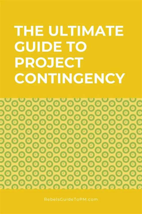Project Contingency: The Ultimate Guide.